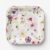 ヴィンテージフローラ ペーパープレート (正面)