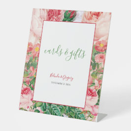 ヴィンテージフローラ&ボタニカルウェディングカード&ギフト 台座サイン