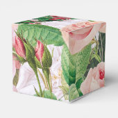 ヴィンテージフローラ&ボタニカルピンクローズ結婚ズ フェイバーボックス (裏面サイド)