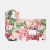ヴィンテージフローラ&ボタニカルピンクローズ結婚ズ フェイバーボックス (折り畳みなし)