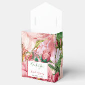 ヴィンテージフローラ&ボタニカルピンクローズ結婚ズ フェイバーボックス (オープン)