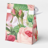 ヴィンテージフローラ&ボタニカルピンクローズ結婚ズ フェイバーボックス (裏面サイド)