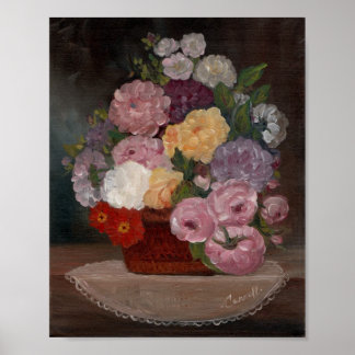 ヴィンテージフローラ ポスター