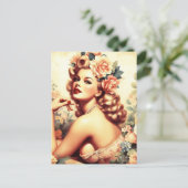 ヴィンテージフローラ ポストカード (スタンド正面)