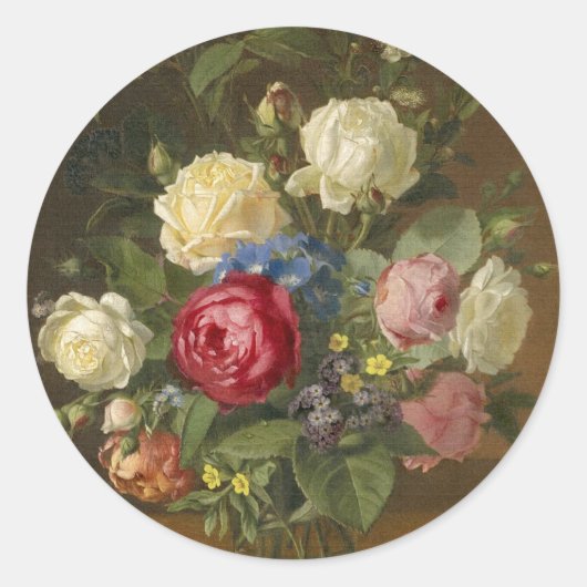 ヴィンテージフローラ ラウンドシール (正面)
