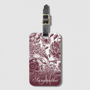 ヴィンテージフローラ ラゲッジタグ