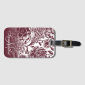ヴィンテージフローラ ラゲッジタグ (正面横)