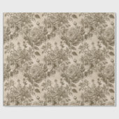 ヴィンテージフローラ ラッピングペーパー (フラット)
