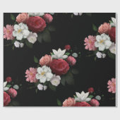 ヴィンテージフローラ ラッピングペーパー (フラット)