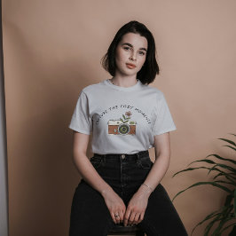 ヴィンテージフローラ、レトロ写真 Tシャツ