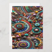 ヴィンテージフローラ 招待状 (正面/裏面)