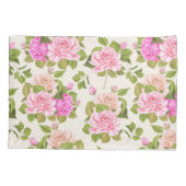 ヴィンテージフローラ 枕カバー (裏面-左)