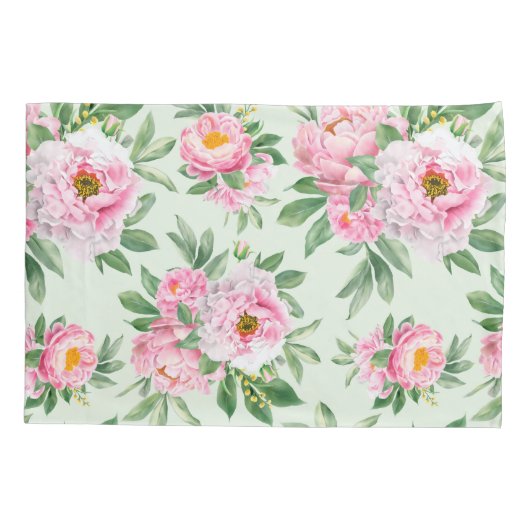 ヴィンテージフローラ 枕カバー (裏面-左)