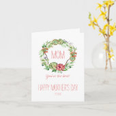 ヴィンテージフローラ | 母の日 カード (黄色い花)