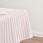 ヴィンテージフローラ、線、ドットのテーブルクロス60"x84" テーブルクロス (インサイチュ)