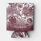 ヴィンテージフローラ 缶クーラー (正面)