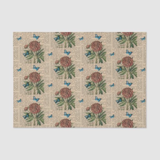 ヴィンテージフローラ 薄葉紙 (正面)