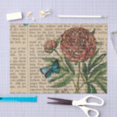 ヴィンテージフローラ 薄葉紙 (クラフト)