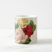 ヴィンテージフローラ、蝶のエレガンス コーヒーマグカップ (中央)