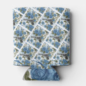 ヴィンテージフローラ（青） 缶クーラー (裏面)