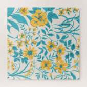 ヴィンテージフローラ:Liberty Motifシームレス ジグソーパズル (横)