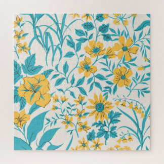 ヴィンテージフローラ:Liberty Motifシームレス ジグソーパズル