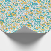 ヴィンテージフローラ:Liberty Motifシームレス ラッピングペーパー (角)