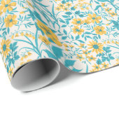 ヴィンテージフローラ:Liberty Motifシームレス ラッピングペーパー (ロールコーナー)