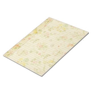 ヴィンテージフローラBoho文房具メモ帳 ノートパッド