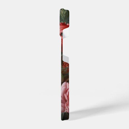 ヴィンテージフローラiPhoneCase 14 iPhoneケース (左側面)