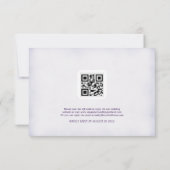 ヴィンテージフローラRSVP結婚の応答カード 出欠カード (裏面)