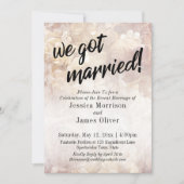 ヴィンテージフローラWe得披露宴のみ 招待状 (正面)