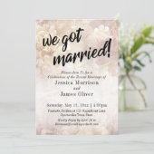 ヴィンテージフローラWe得披露宴のみ 招待状 (スタンド正面)