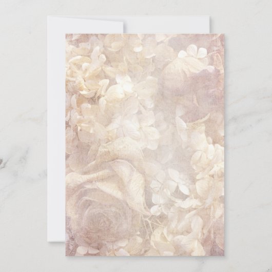 ヴィンテージフローラWe得披露宴のみ 招待状 (裏面)