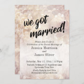 ヴィンテージフローラWe得披露宴のみ 招待状 (正面/裏面)