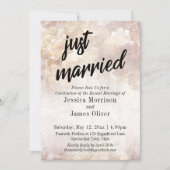 ヴィンテージフローラWe得披露宴のみ 招待状 (正面)