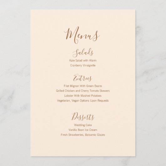 ヴィンテージフローリッ結婚シュのテーブルカード&メニュー プログラム (裏面)