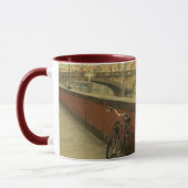 ヴィンテージフローレンスオールドブリッジマグポンテヴェッキオ マグカップ (左)