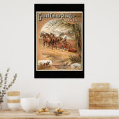 ヴィンテージフロー会社のポスタ広告ーの再発行 ポスター (キッチン)