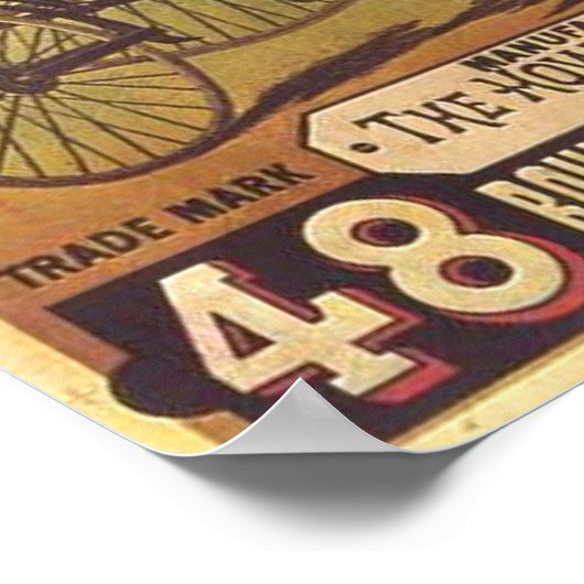 ヴィンテージフーサイクリスロード ポスター (角)