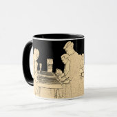 ヴィンテージフーズボール写真アートテーブルサッカー マグカップ (正面左)