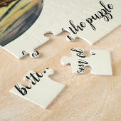 ヴィンテージフードデザート、バナナスプリットさくらんぼ ジグソーパズル (側面)