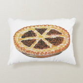 ヴィンテージフードデザート、フレッシュ焼いたペカンパイ アクセントクッション (正面)