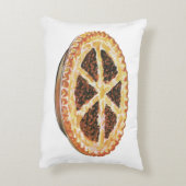 ヴィンテージフードデザート、フレッシュ焼いたペカンパイ アクセントクッション (裏面(縦))