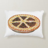 ヴィンテージフードデザート、フレッシュ焼いたペカンパイ アクセントクッション (裏面)