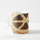 ヴィンテージフードデザート、フレッシュ焼いたペカンパイ コーヒーマグカップ (正面左)