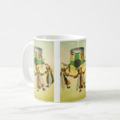 ヴィンテージフードハニーオーガニックビーズ踊りジャー コーヒーマグカップ (正面左)