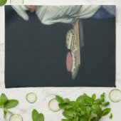 ヴィンテージフードビジネス、ペストリーデザート付きベーカー キッチンタオル (折り畳み)