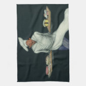 ヴィンテージフードビジネス、ペストリーデザート付きベーカー キッチンタオル (縦)