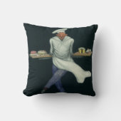 ヴィンテージフードビジネス、ペストリーデザート付きベーカー クッション (正面)